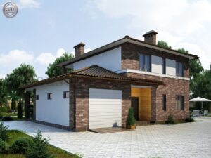 2 storey house design with garage
