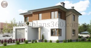 modern double storey house