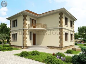 3 bedroom double storey house plans with balcony