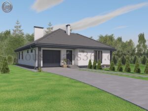 large one story house