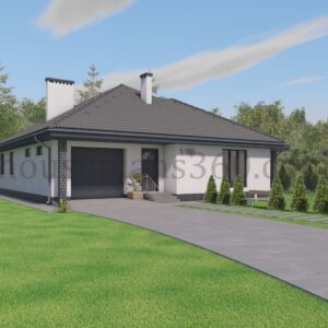 large one story house