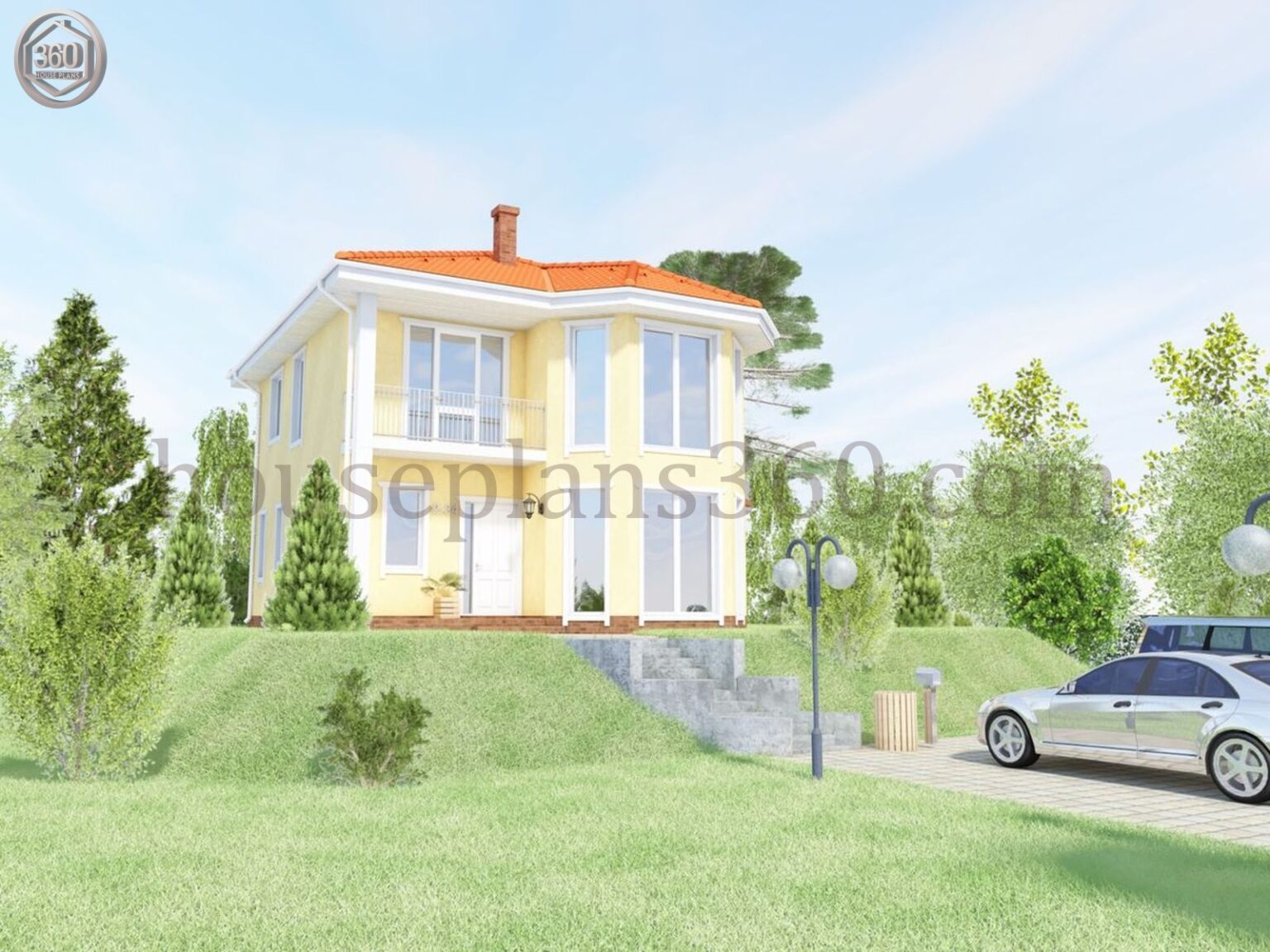 Simple house plans, low budget simple two storey house design