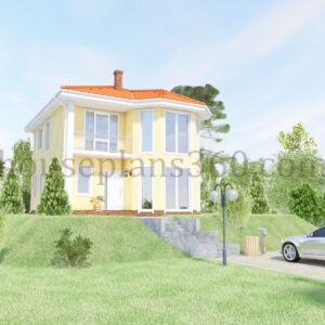 two story four bedroom house plan