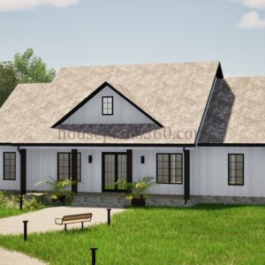 contemporary farmhouse plan with photos