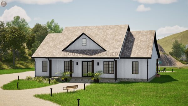 contemporary farmhouse plan with photos