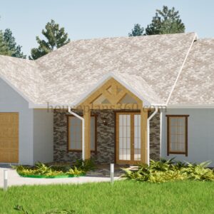 one story 3 bedroom farmhouse plans
